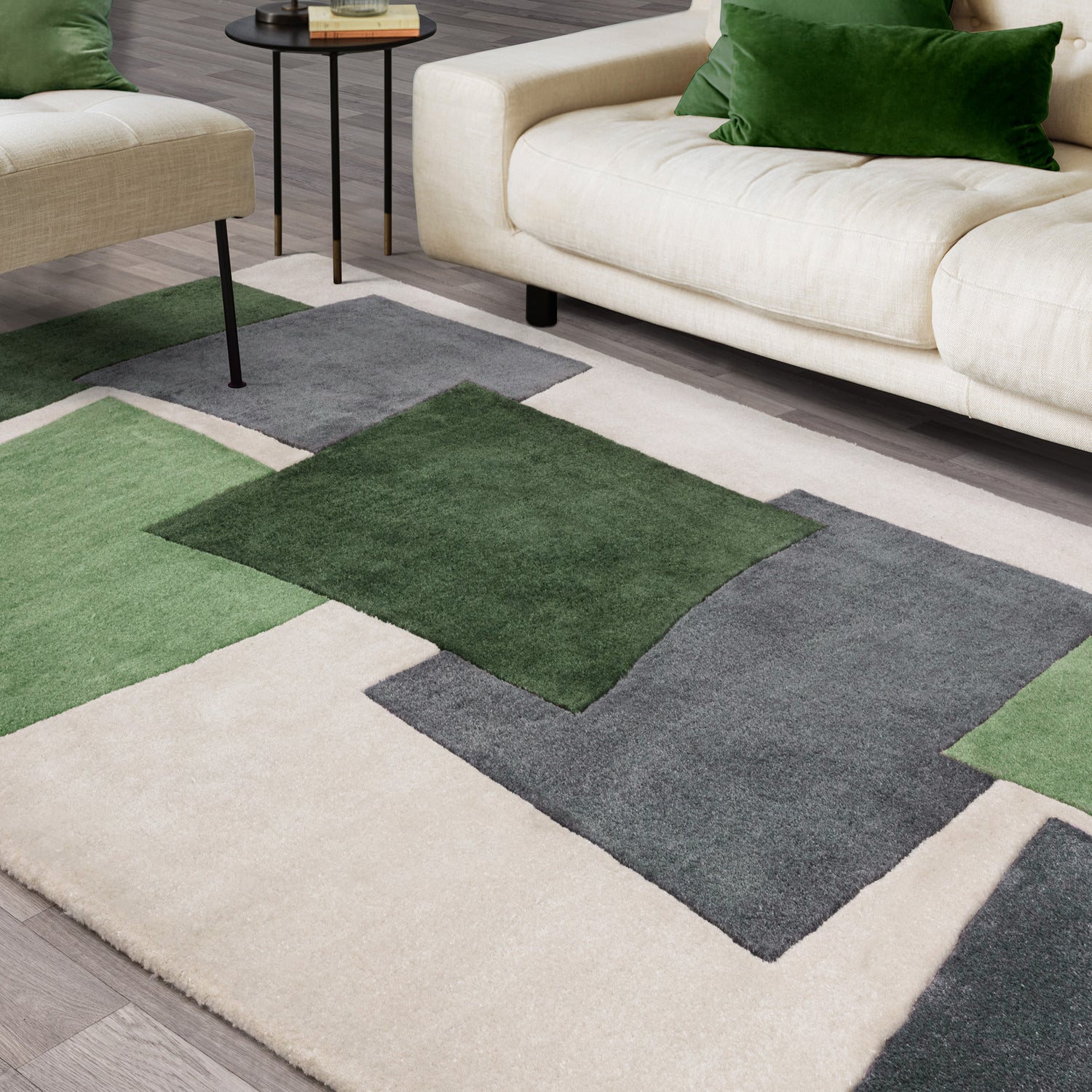 Cut Rug Romy 12 Papercut Green Rug – Love-Rugs