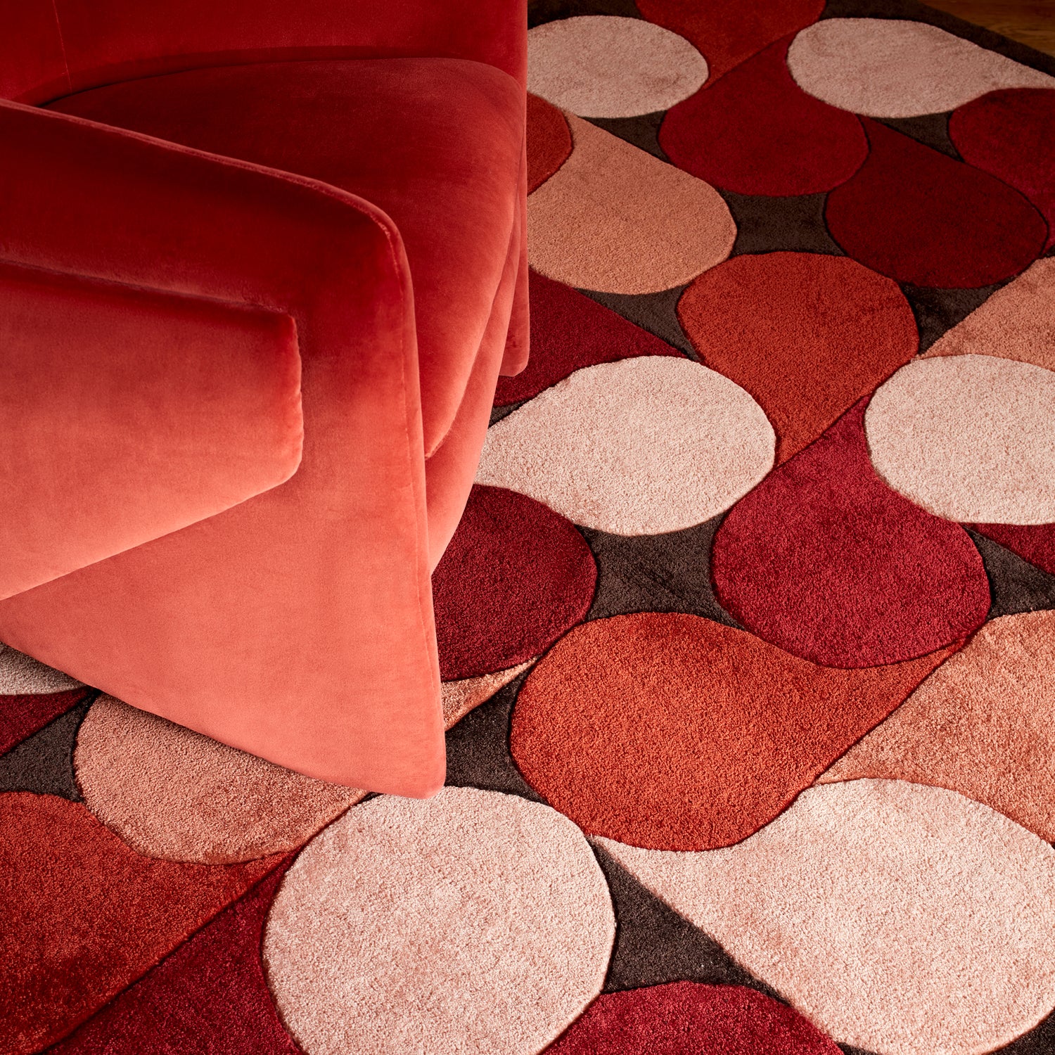 Quince Romy Rug Romy 14 Jive Red Rug – Love-Rugs