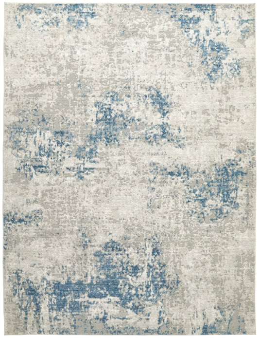 Rossa ROS03 IVBLU Rug - Love-Rugs