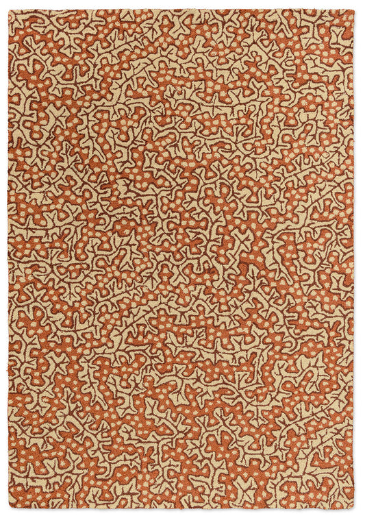 Sanderson Truffle Sandstone Outdoor 446003 Rug - Love-Rugs