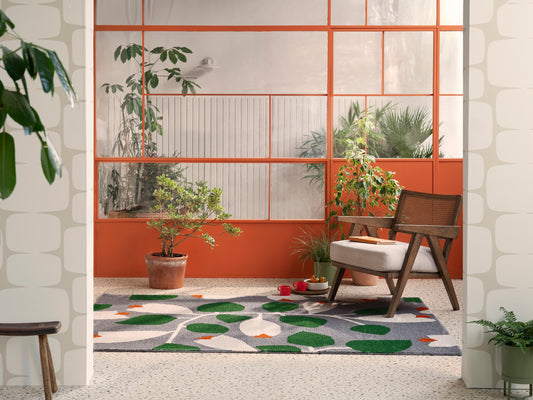 Scion Rosehip Outdoor Blue 426718 Rug - Love-Rugs alternate image