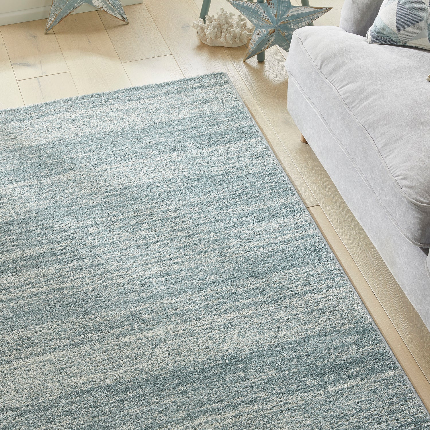 Somerset SOM101 Aqua Rug