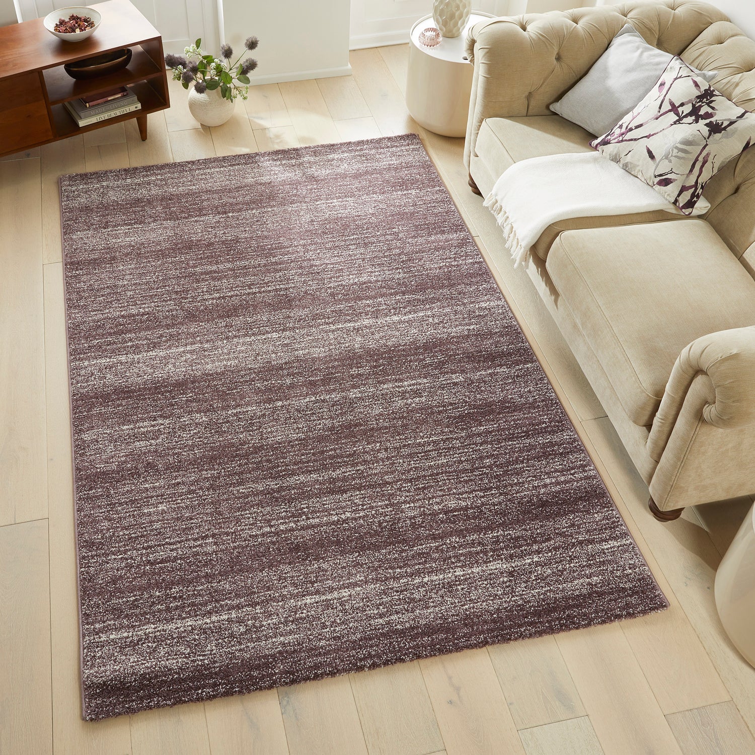 Somerset SOM101 Plum Rug