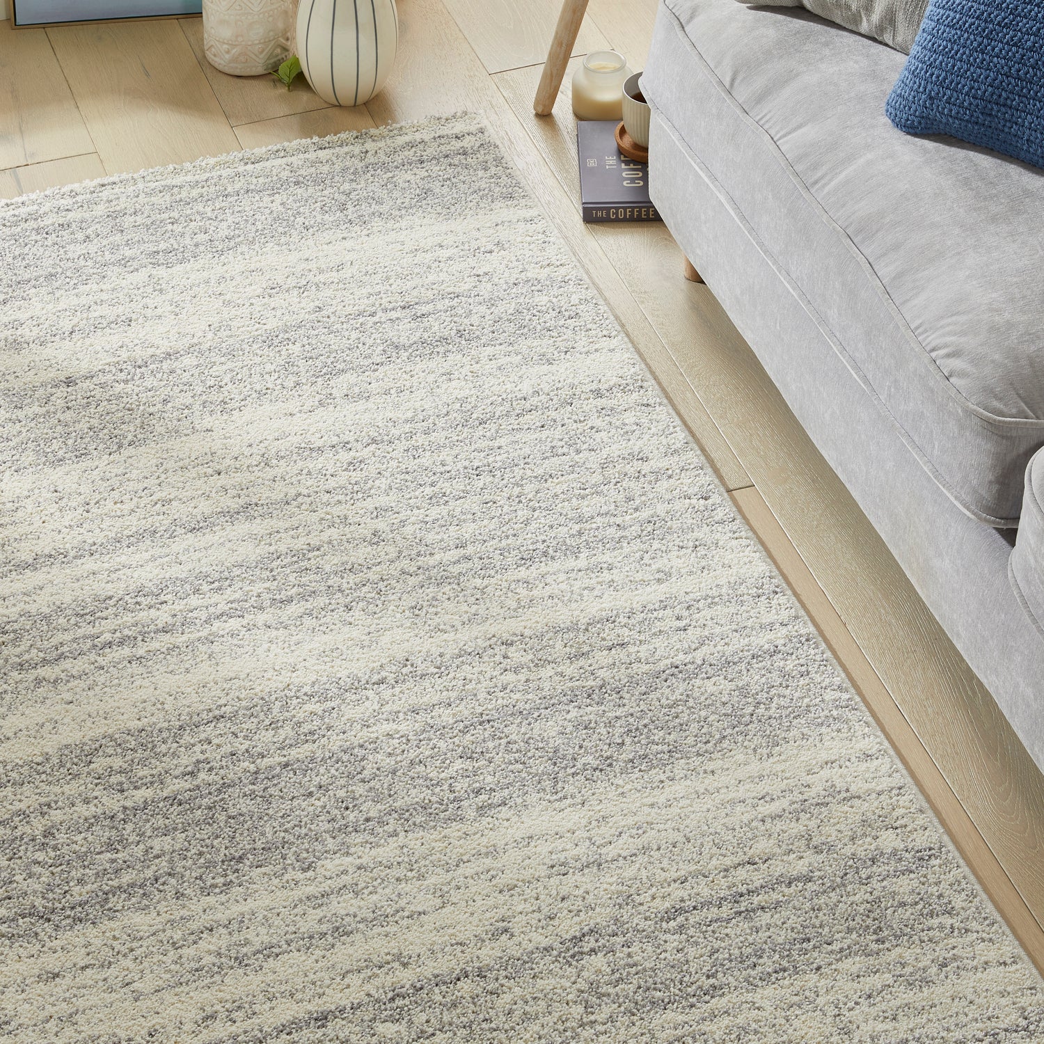 Somerset SOM101 WHTGRY Rug