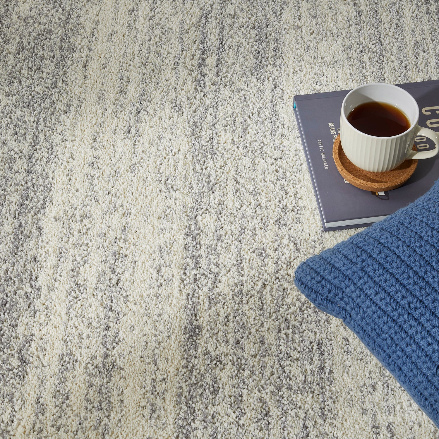 Somerset SOM101 WHTGRY Rug