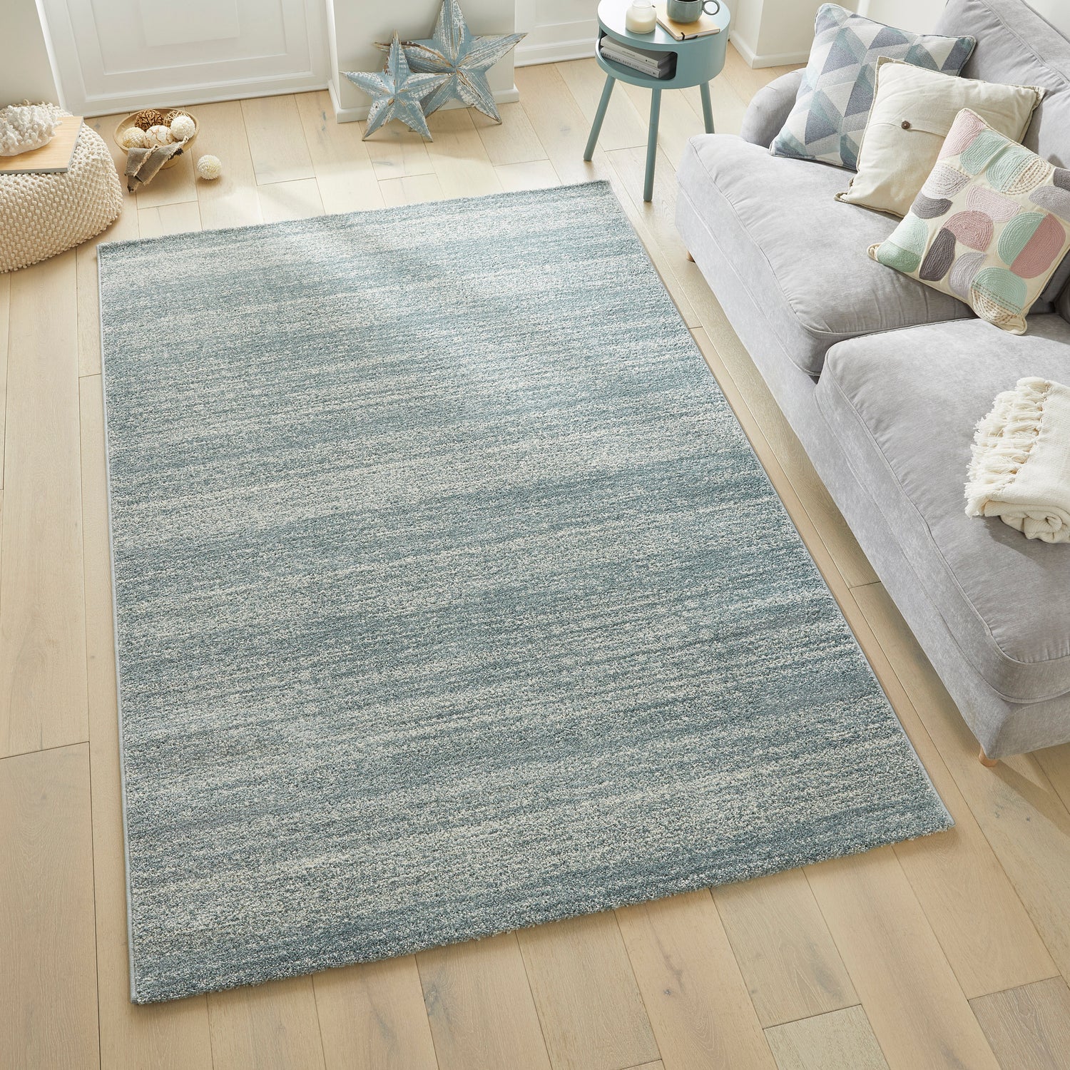 Somerset SOM101 Aqua Rug