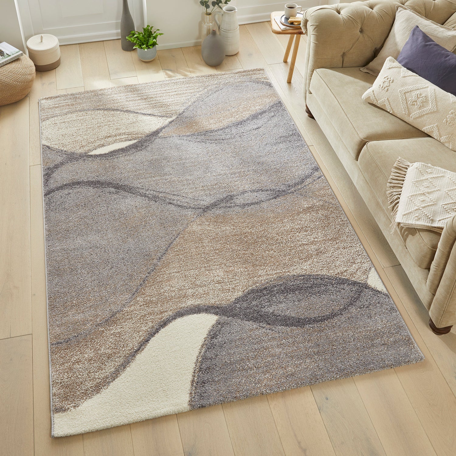 Somerset SOM103 GRYBGE Rug