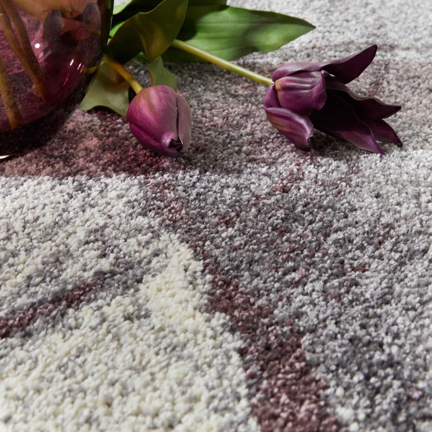 Somerset SOM103 Plum Rug