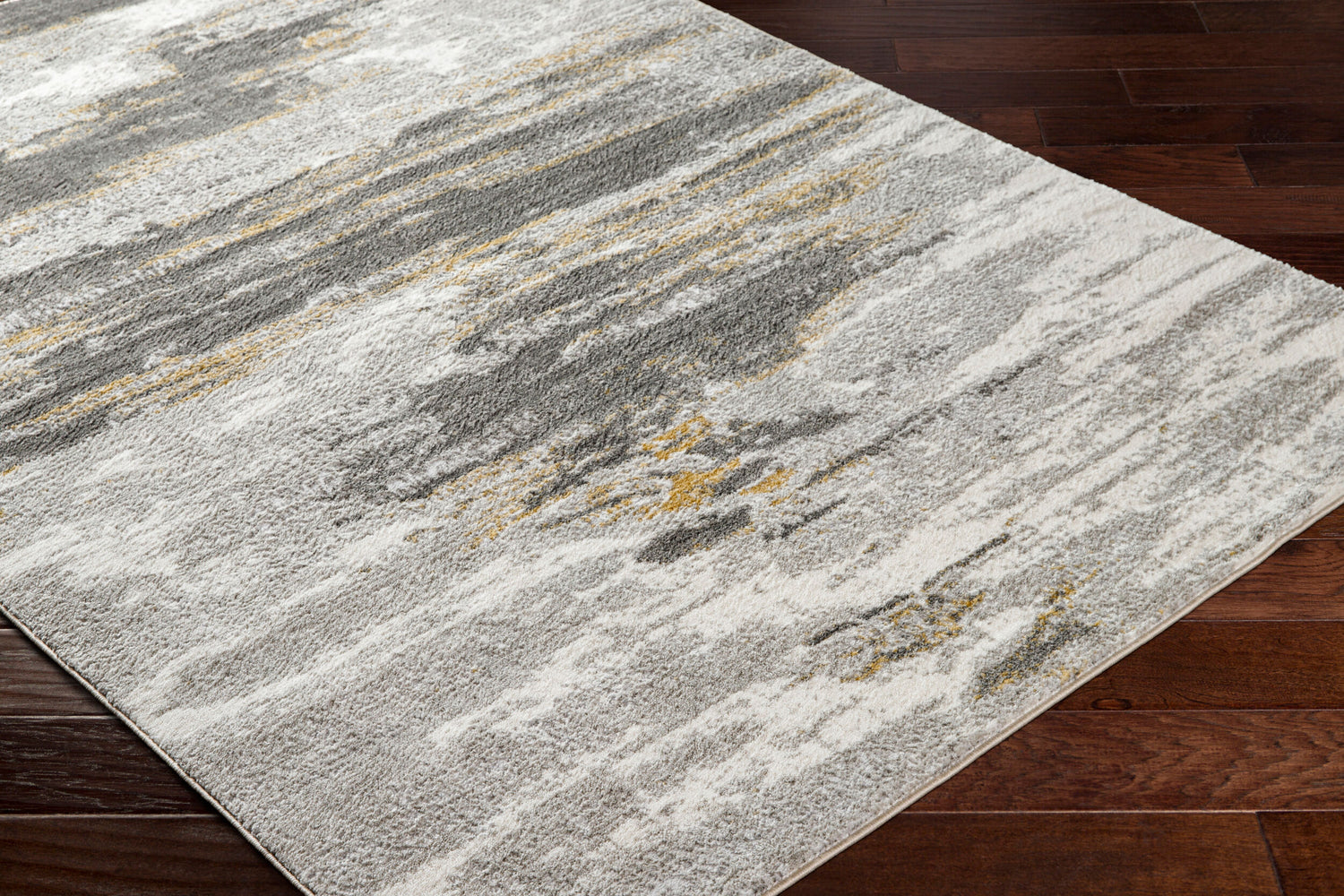 San Francisco Abstract Modern Marble Charcoal/Off-White SFO2311 Rug - Love-Rugs
