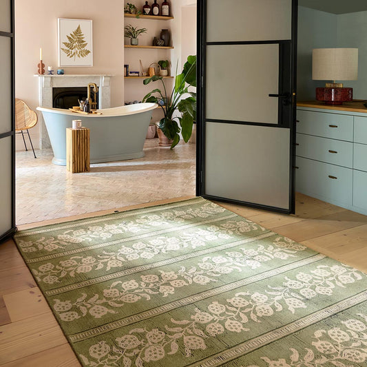 Sanderson Anaar Flax 148007 Rug - Love-Rugs alternate image