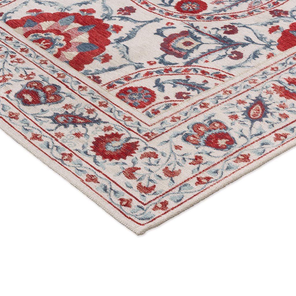 Sanderson Anthos Red/Indigo 148200 Rug - Love-Rugs