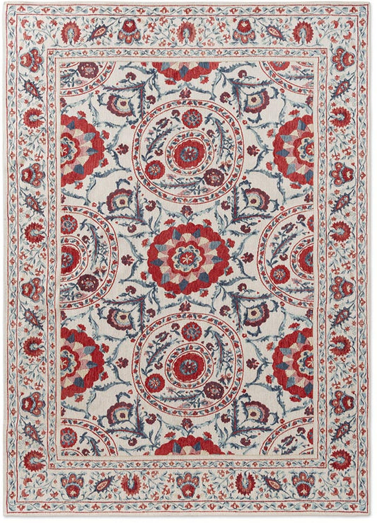 Sanderson Anthos Red/Indigo 148200 Rug - Love-Rugs