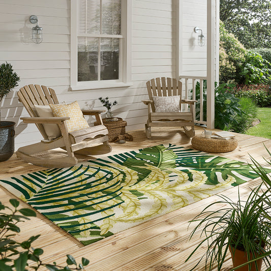 Sanderson Manila Artichoke outdoor 446407 Rug - Love-Rugs alternate image