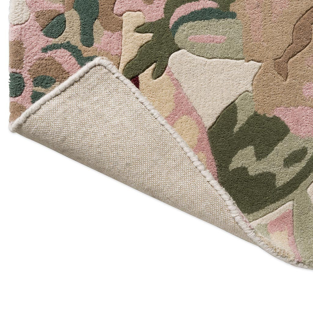 Sanderson Rose & Peony Red 45000 Rug - Love-Rugs