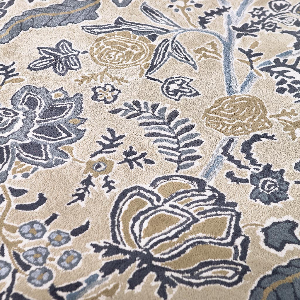 Sanderson Shalimar China Blue 148508 Rug - Love-Rugs