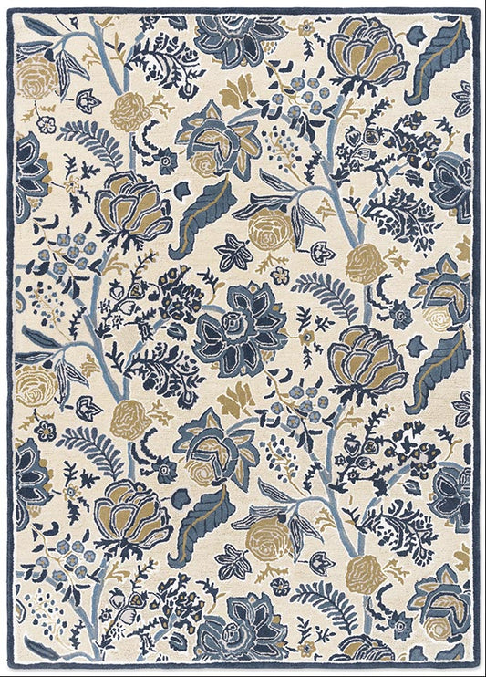 Sanderson Shalimar China Blue 148508 Rug - Love-Rugs