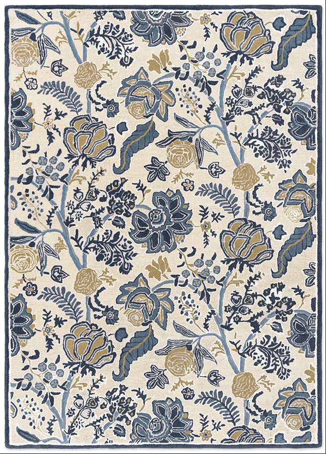 Sanderson Shalimar China Blue 148508 Rug - Love-Rugs