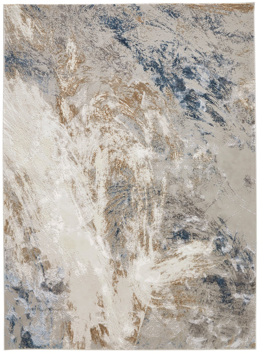 Santa Monica SMC101 GRYBLU Rug - Love-Rugs