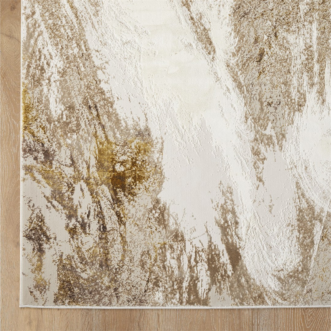 Santa Monica SMC101 GRYGLD Rug - Love-Rugs