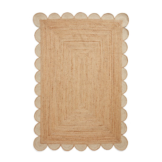 Savannah Jute Scallop Natural Rug - Love-Rugs alternate image