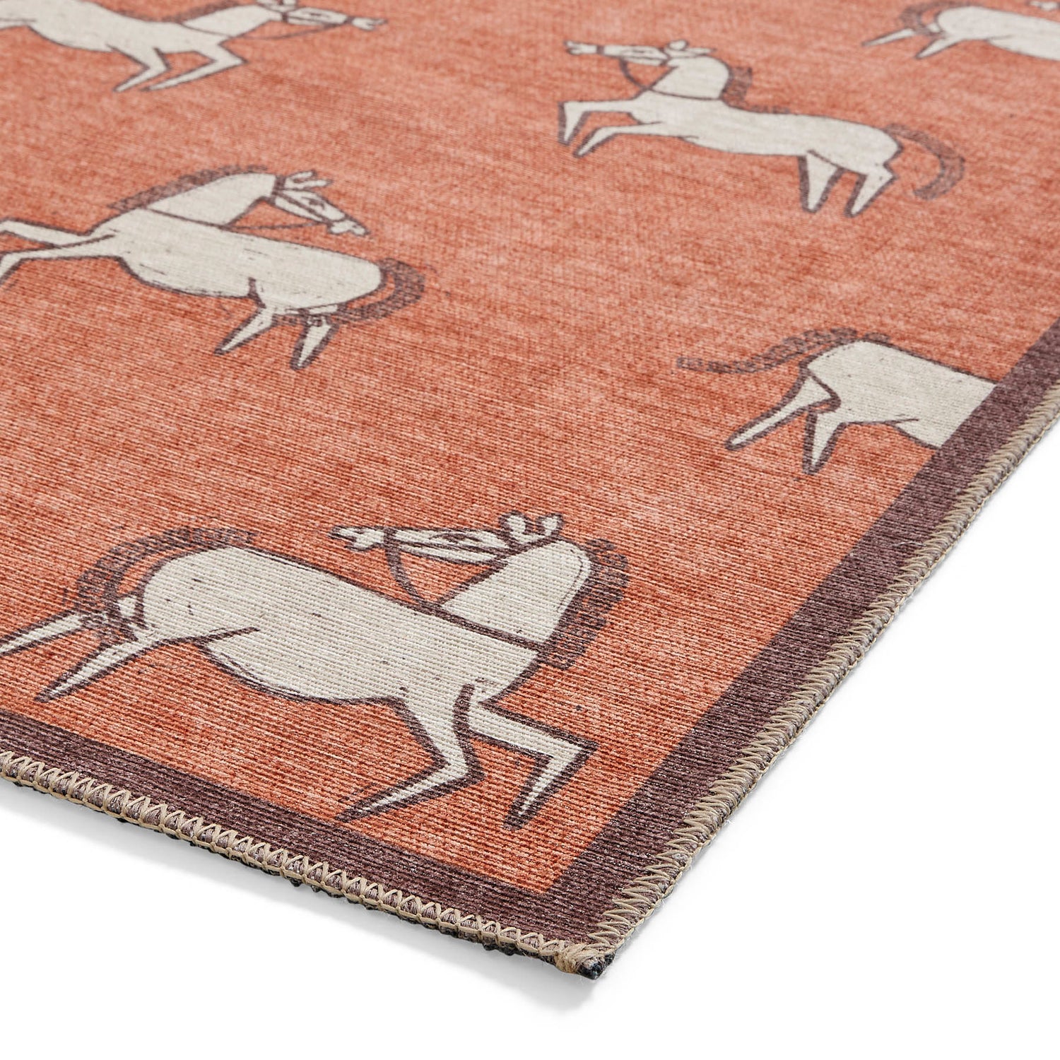 Scion Canter Spice Washable Runner Rug - Love-Rugs