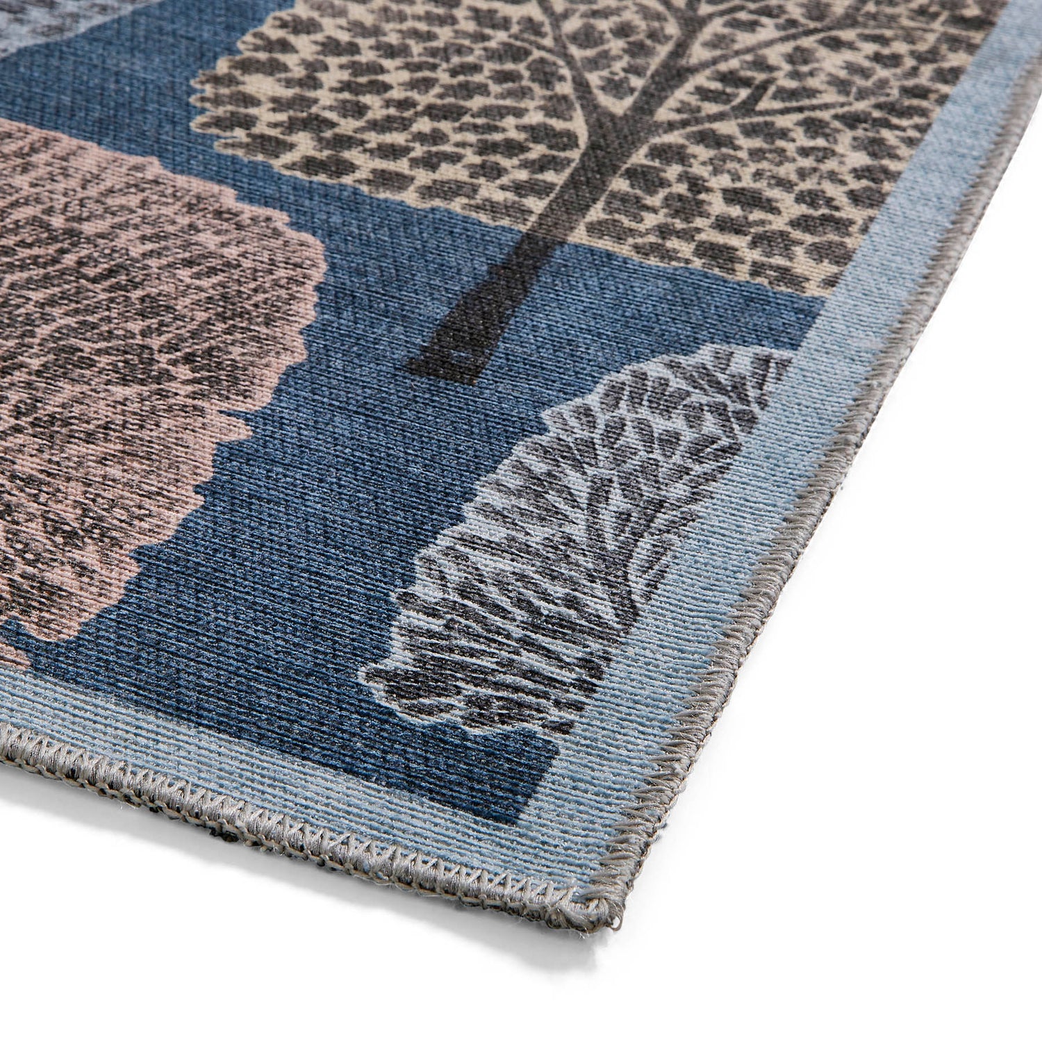 Scion Cedar Midnight Washable Runner Rug - Love-Rugs