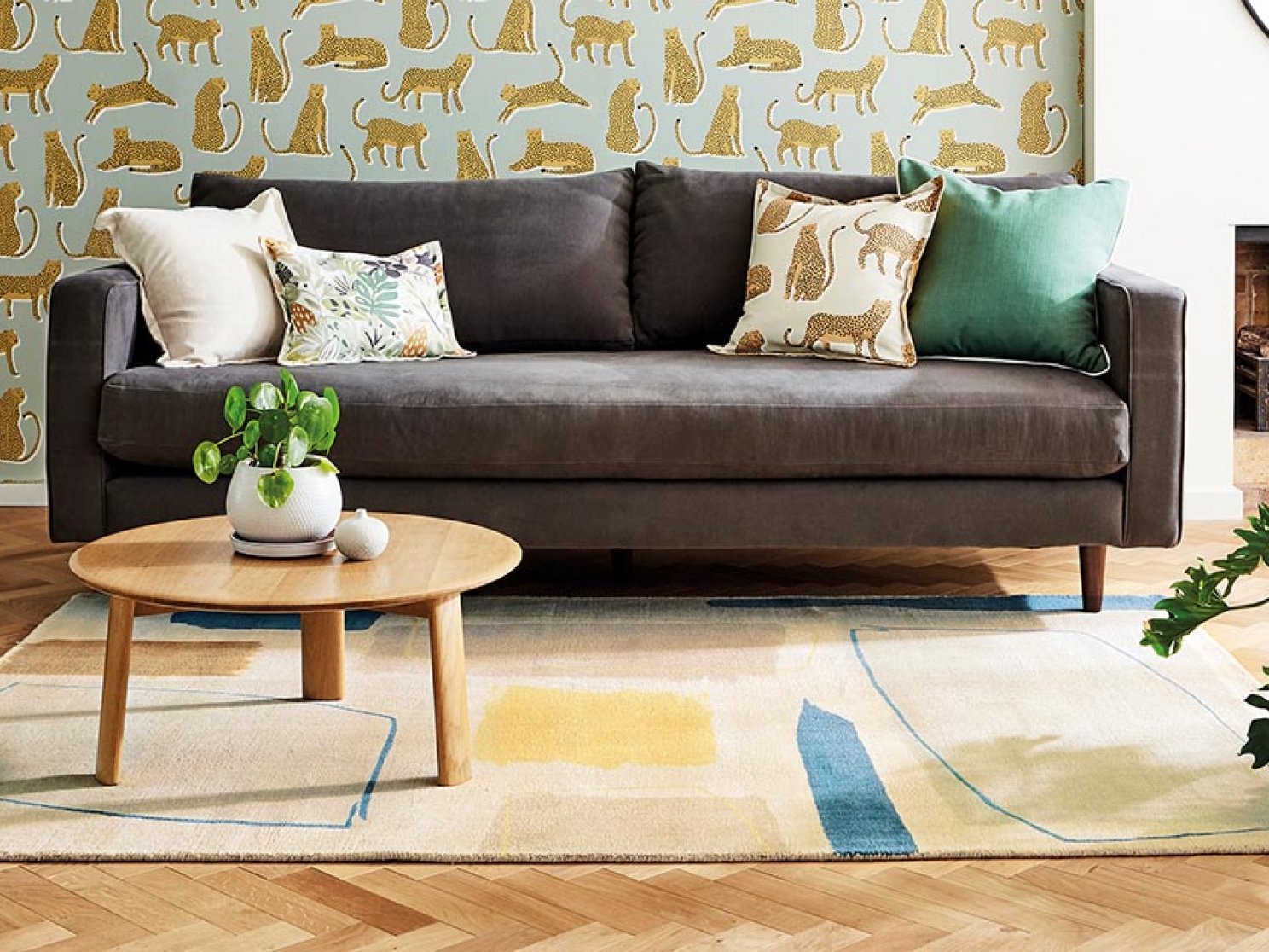 Scion Composition Papaya 023706 Rug - Love-Rugs