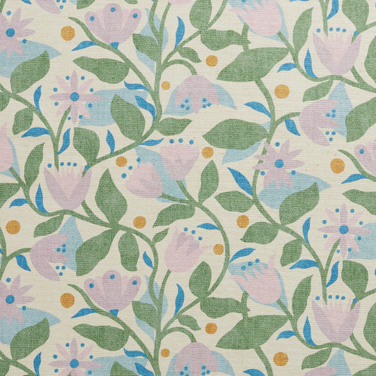 Scion Dancing Daisies Juniper/Violet Washable Runner Rug - Love-Rugs