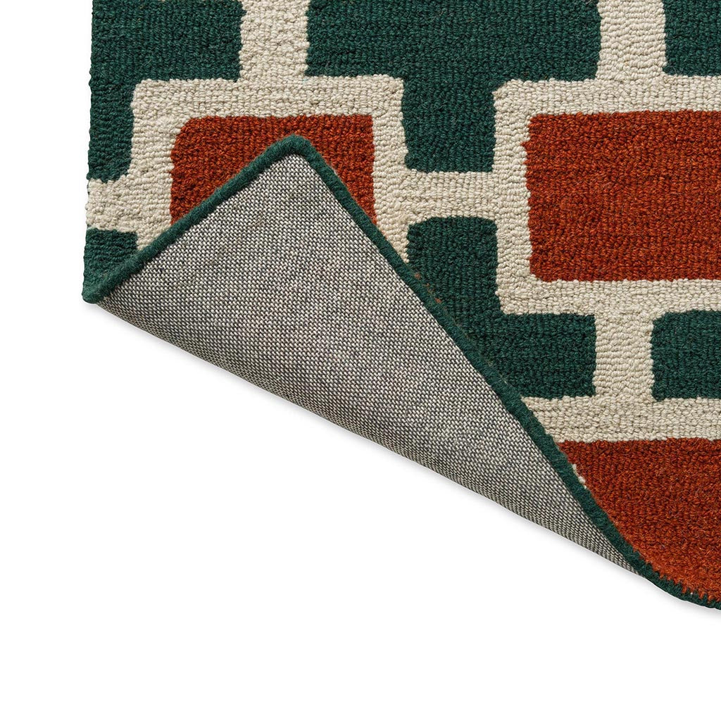 Scion Hatch Rust 124903 Rug - Love-Rugs