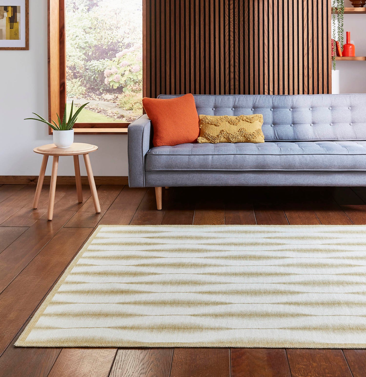 Scion Kasuri Honey Washable Rug - Love-Rugs