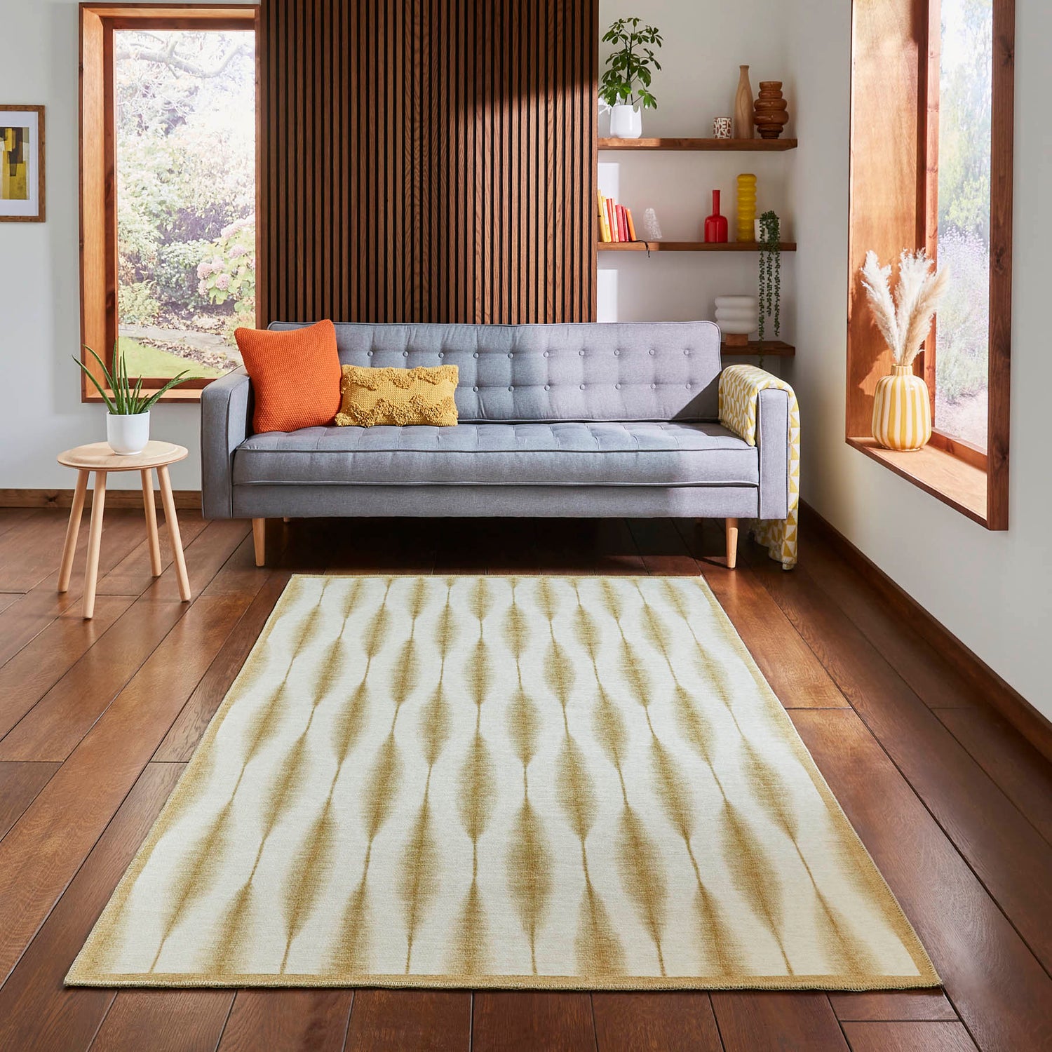 Scion Kasuri Honey Washable Rug - Love-Rugs