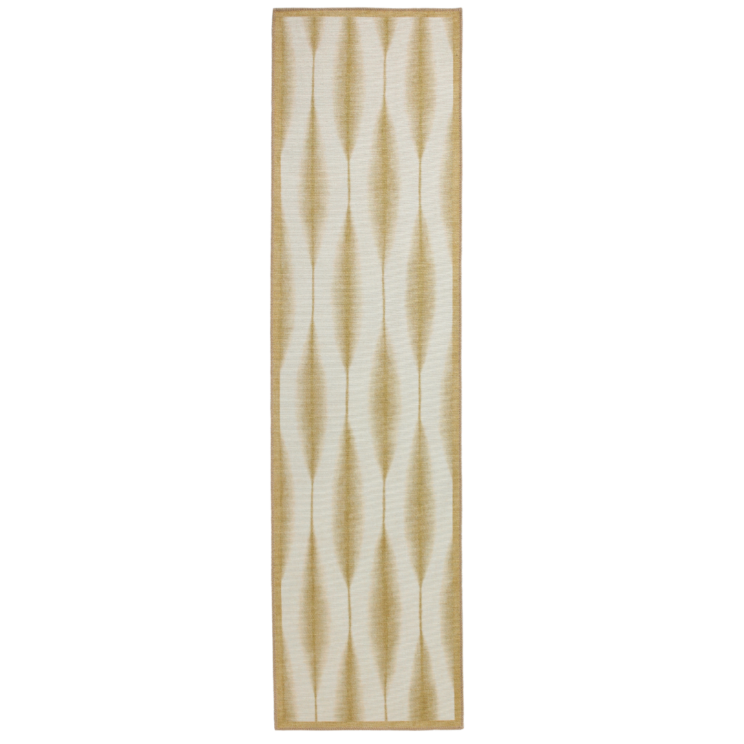 Scion Kasuri Honey Washable Runner Rug | Fast UK Dispatch - Love-Rugs