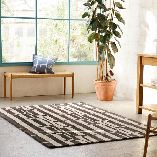 Scion Lohko Stripe Charcoal 123105 Rug - Love-Rugs alternate image