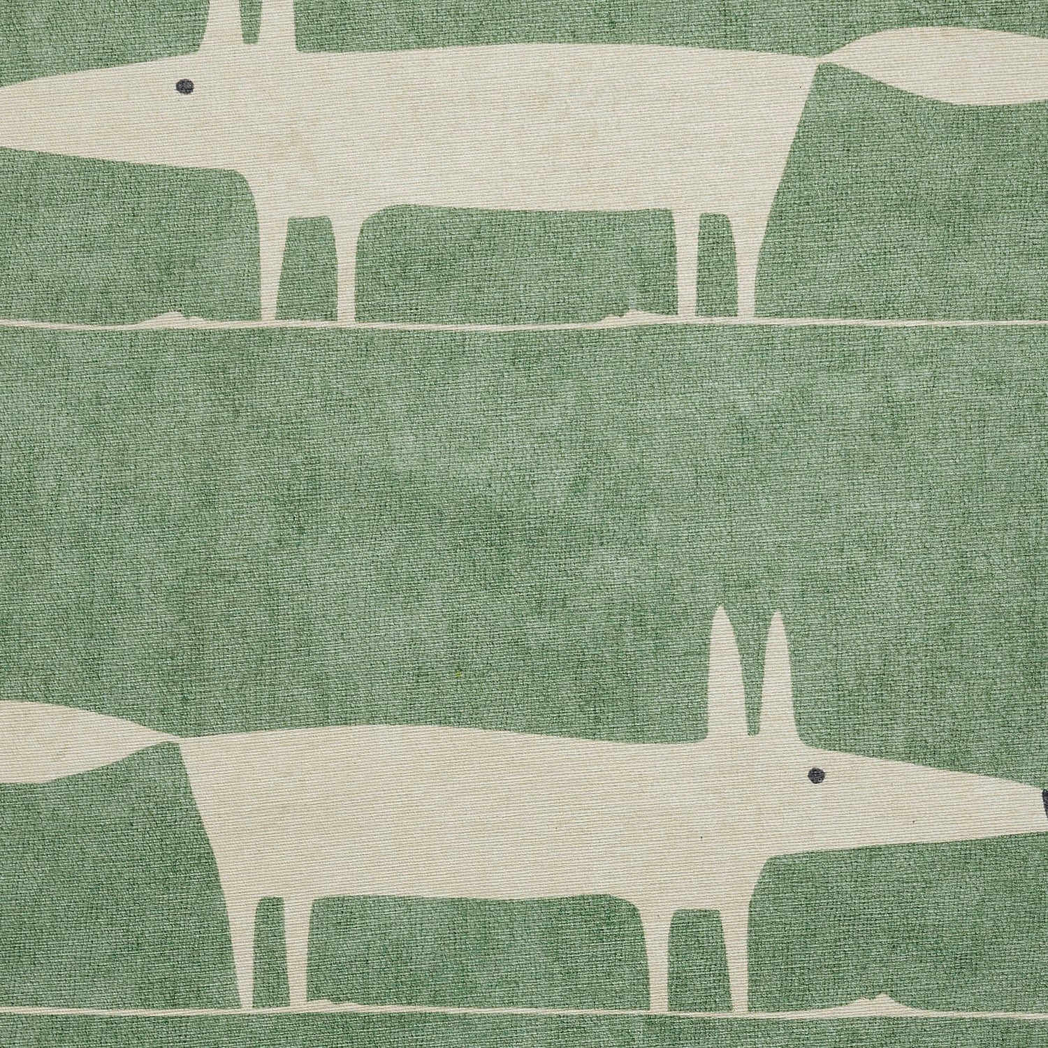 Scion Mr Fox Green/White Washable Rug - Love-Rugs