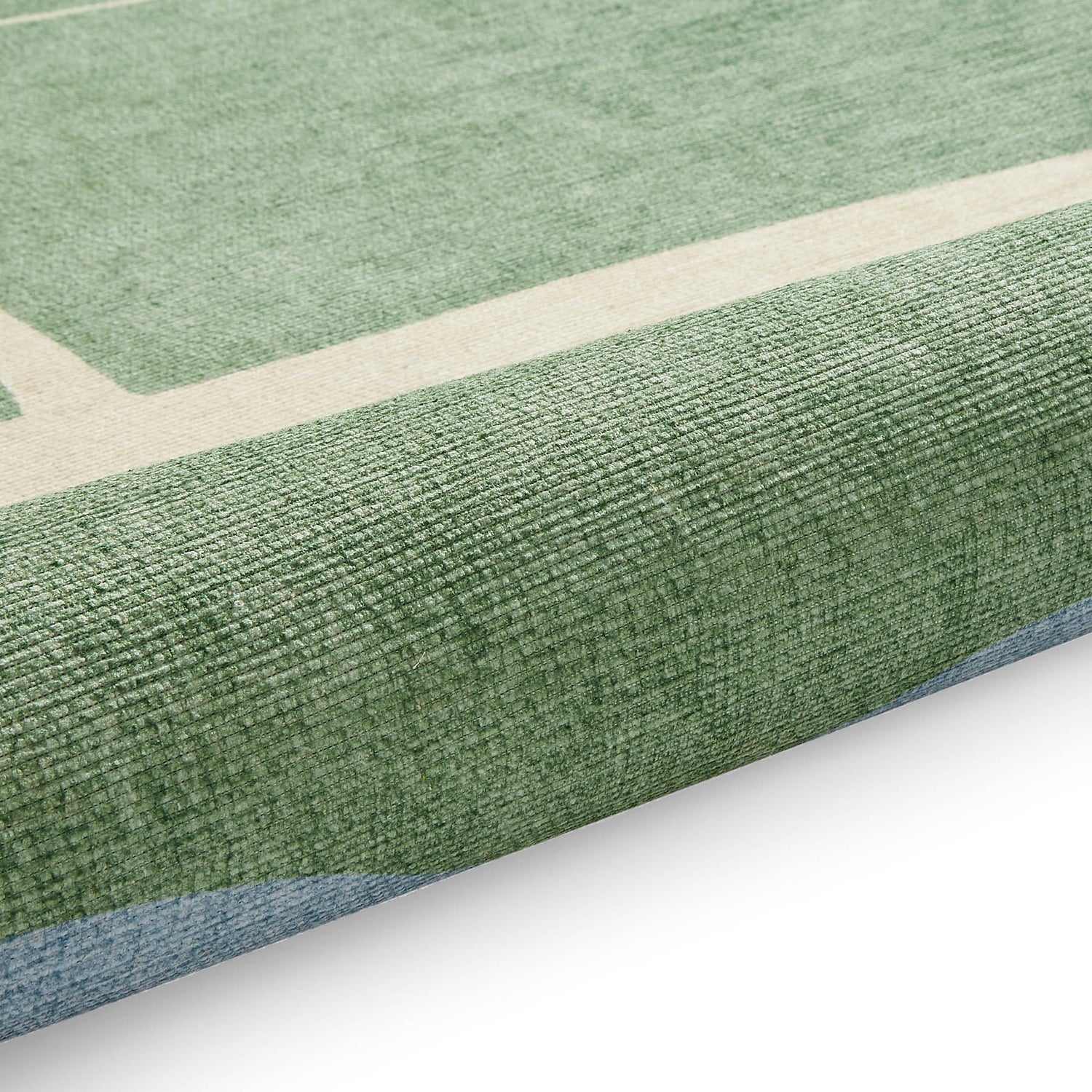 Scion Mr Fox Green/White Washable Rug - Love-Rugs