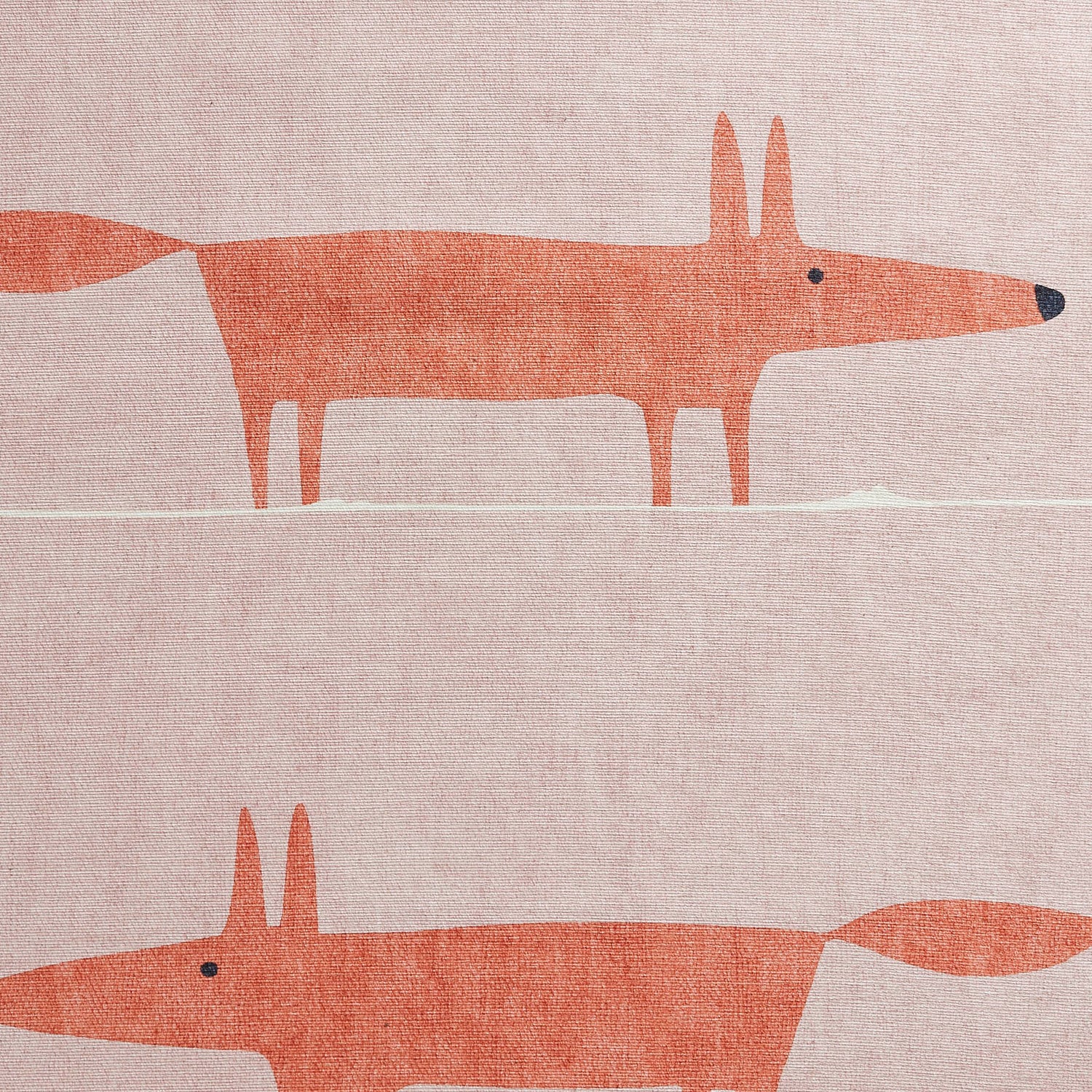 Scion Mr Fox Pink/Terra Washable Rug - Love-Rugs