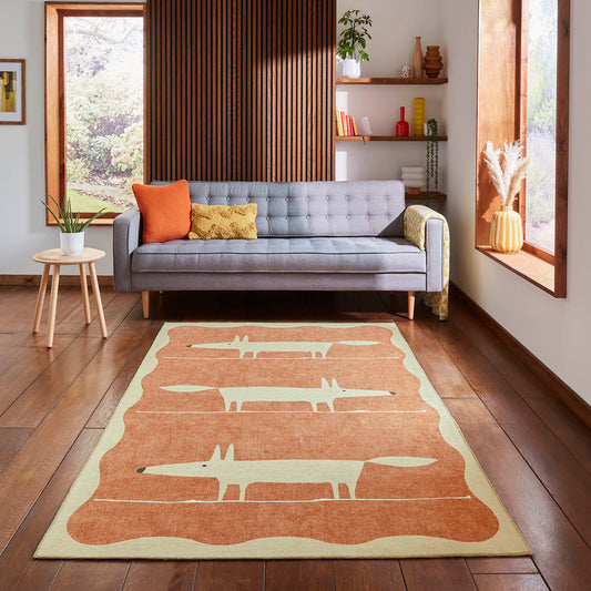 Scion Mr Fox Terra/Beige Washable Rug - Love-Rugs alternate image