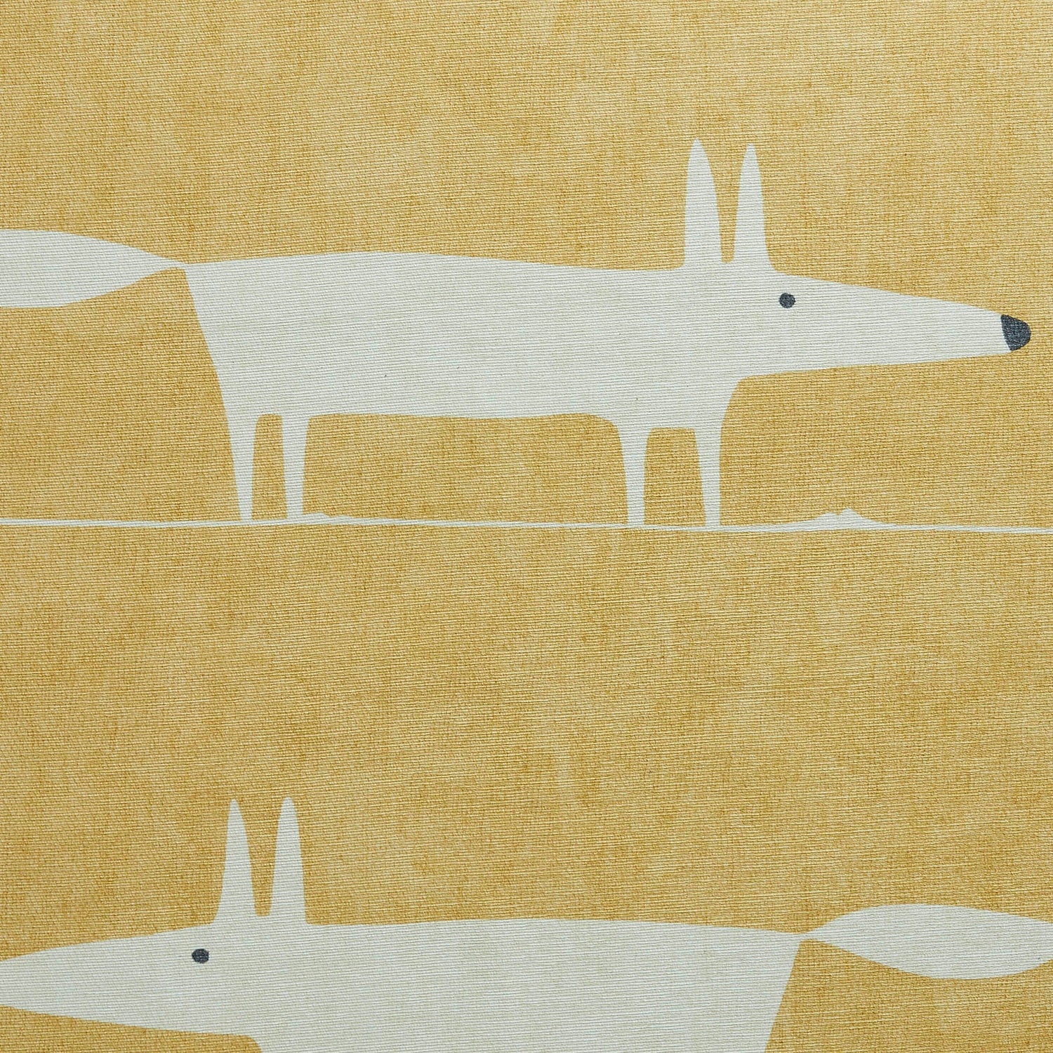 Scion Mr Fox Yellow/White Washable Runner Rug - Love-Rugs