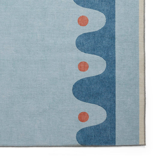 Scion Oakham Denim Washable Runner Rug alternate image