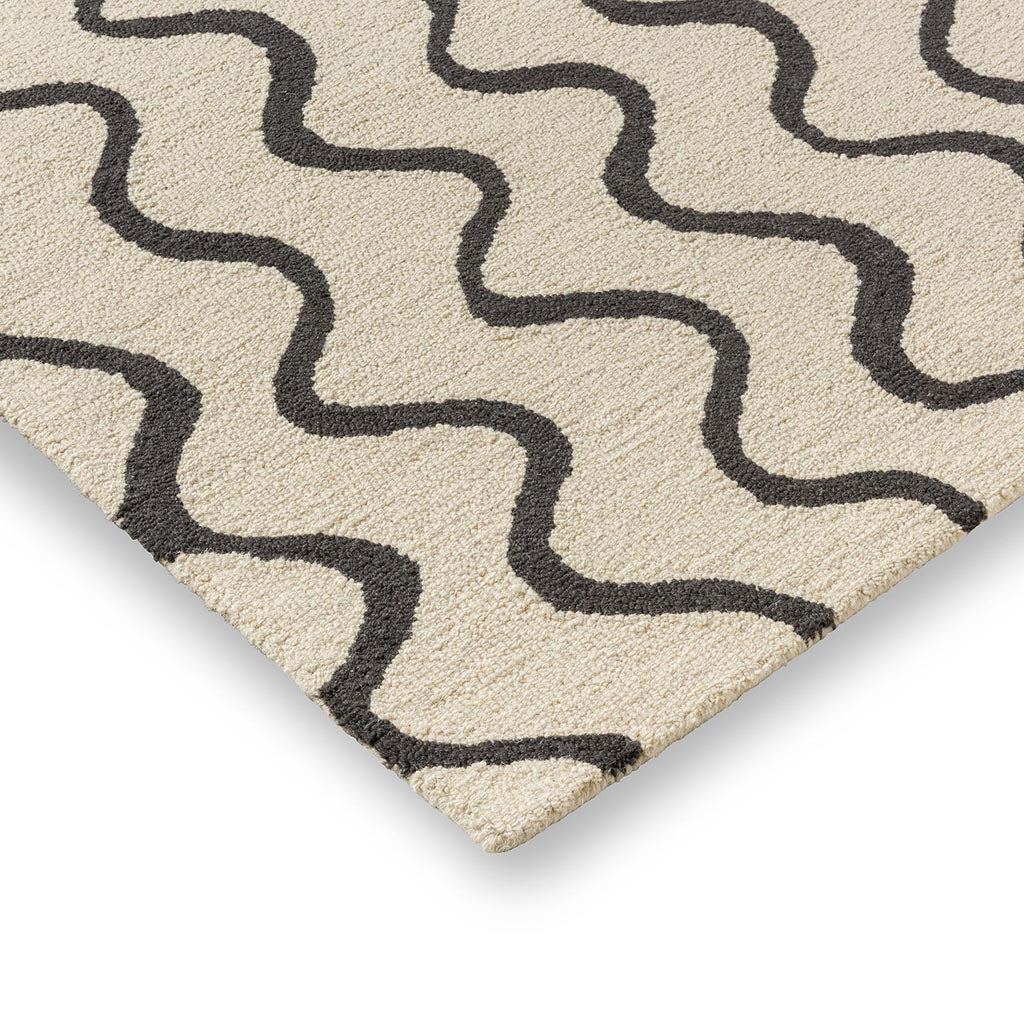 Scion Ribbon Charcoal 124305 Rug - Love-Rugs
