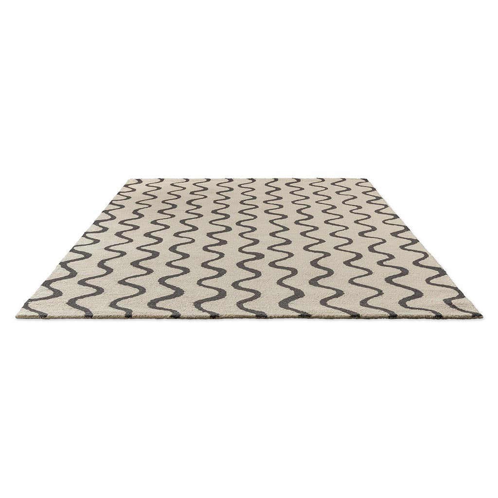 Scion Ribbon Charcoal 124305 Rug - Love-Rugs