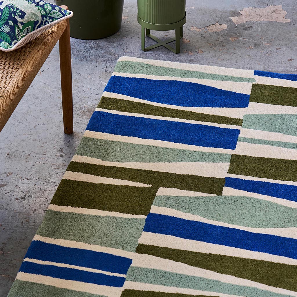 Scion Saku Olive 123417 Rug - Love-Rugs