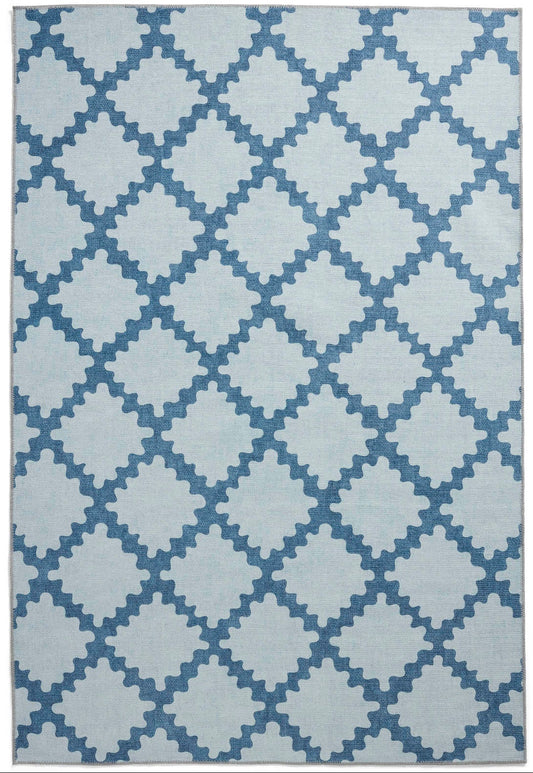 Scion Swithland Denim Washable Rug - Love-Rugs