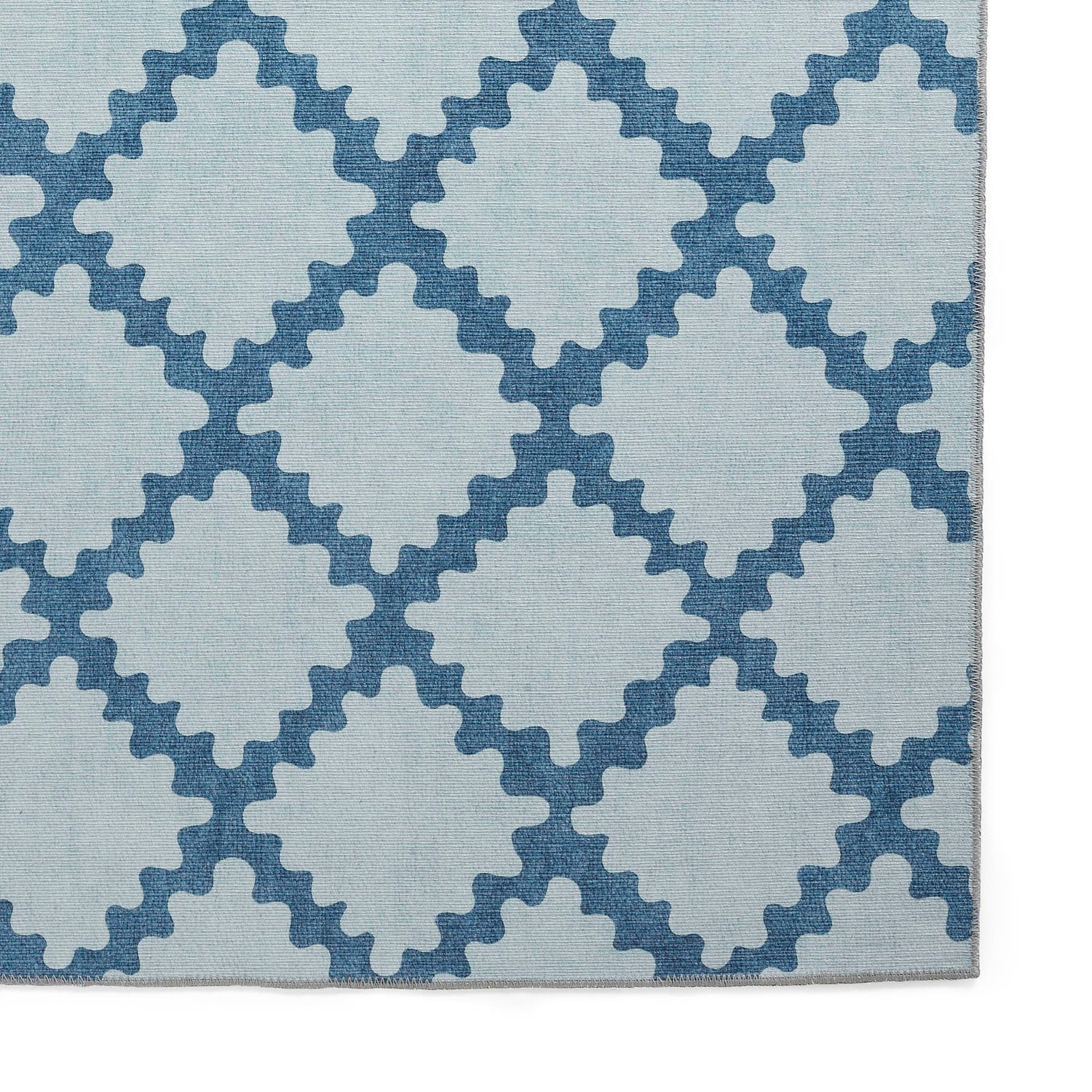 Scion Swithland Denim Washable Runner Rug - Love-Rugs
