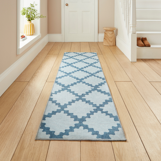 Scion Swithland Denim Washable Runner Rug - Love-Rugs alternate image