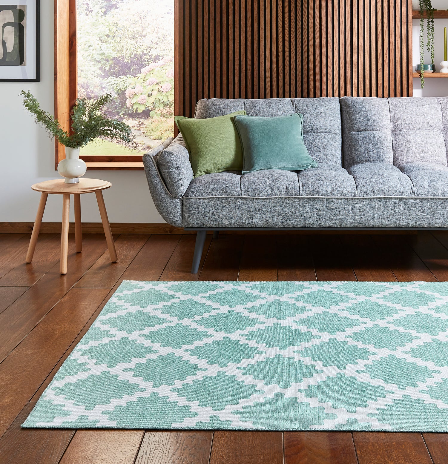 Scion Swithland Evergreen Washable Rug - Love-Rugs