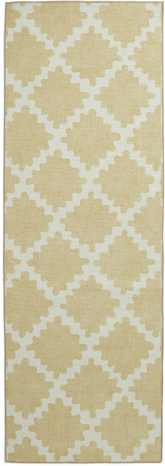 Scion Swithland Wheat Washable Runner Rug - Love-Rugs