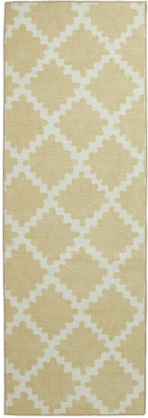 Scion Swithland Wheat Washable Runner Rug - Love-Rugs