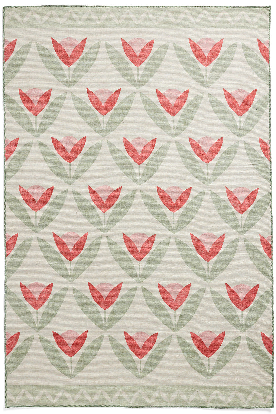 Scion Tulip Trellis Blush Washable Rug - Love-Rugs