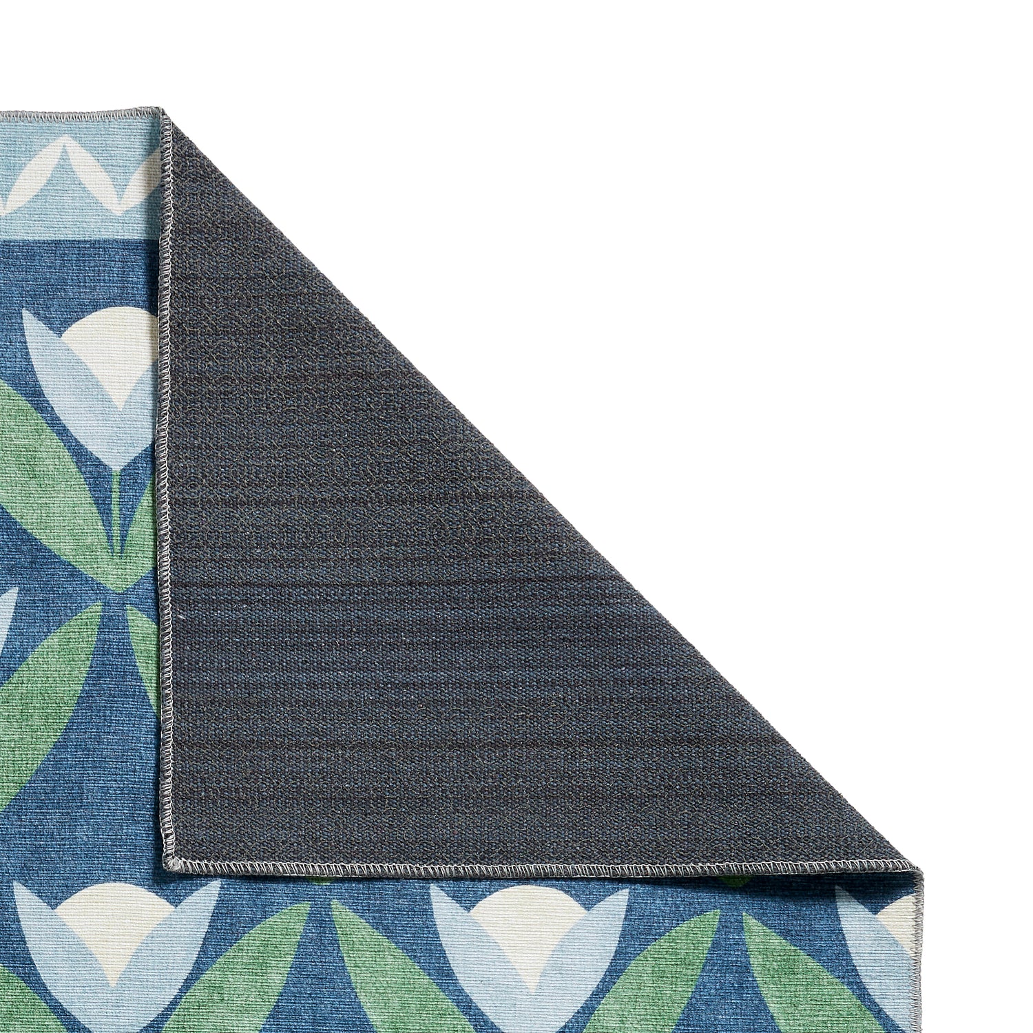 Scion Tulip Trellis Midnight Washable Runner Rug - Love-Rugs